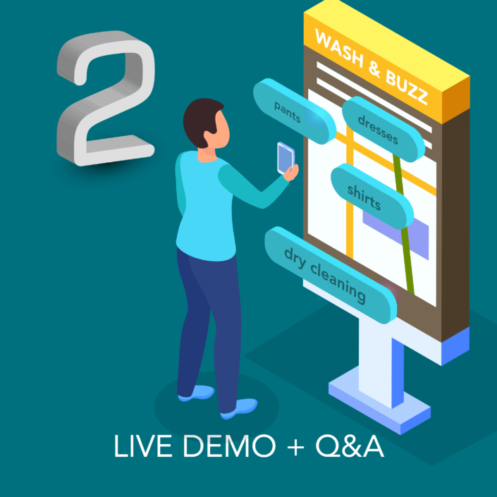 Schedule a live demo. Review or Q&A's